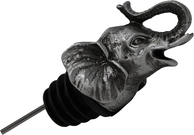 Happy Hour Elephant Head Wine Pourer - Stopper, Aerator, and Perfect Pourer