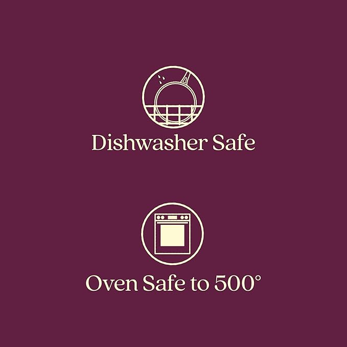 Anolon Achieve Hard Anodized Nonstick Frying Pan/Skillet, 8.25 Inch, Cream