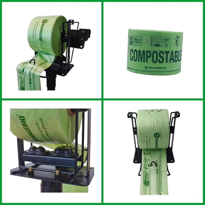 OrangeBio Certified Home Compostable Produce Bags, 800 Count, 15 x 17 Inches, Hold Up to 14 Lbs, ASTM D6400, EN 13432, US BPI & Europe OK Compost Home Certified