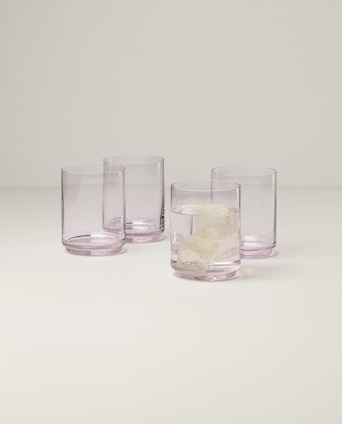 Lenox 897838 Tuscany Classics Stackable Tall Glasses, Set Of 4, Blush
