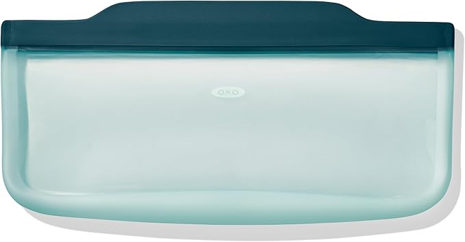 OXO Good Grips Silicone Reusable Bag – Slim Bag (30 oz) - Lagoon