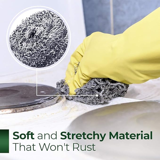 Stanley Home Products Stainless Steel Kitchen Scouring Cleaners (2 Cleaners Included)