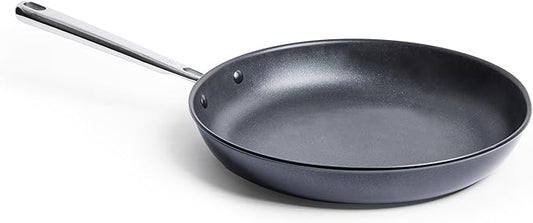 Misen Nonstick Frying Pan - Premium Skillet with PFOA-Free Coating - Ideal for Omelettes, Eggs, and Induction Cooking - Durable Aluminum Core, Warp-Resistant Design, and Oven-Safe to 450°F - 10"