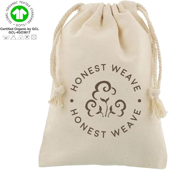 GOTS Certified Organic Cotton Kitchen Hand and Dish Towel Sets - Oversized 20x30 inches, Fully Hemmed, in Designer Colors, 6-Pack, Black Stripe