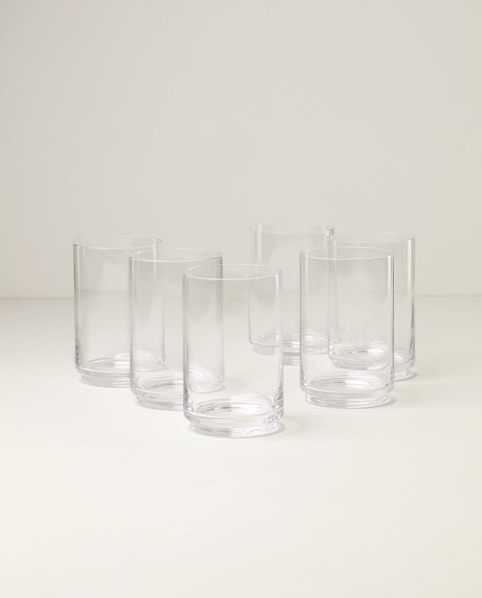 Lenox 897839 Tuscany Classics Stackable Glass Coolers, Set Of 6