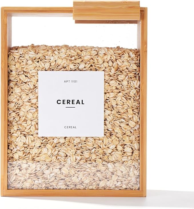 APT 1101 Food Dispenser 2L | Kitchen Organizers and Storage | Food Containers & Cereal Dispenser for Pantry Organization And Storage Container | Cereal, Rice, Flour, Snack (Acrylic, 1)