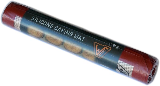 Silicone Baking Mat for Toaster Oven - Set of 2 mats (Size 7 7/8" x 10 13/16") - Non Stick Silicon Liners for Sheets, Trays & Pans - Pizza/Hot Dog/Sandwich/Cookie Making - Professional Grade