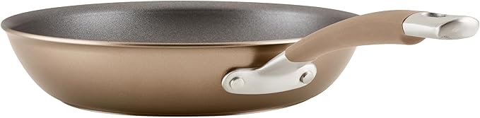 Circulon Premier Professional Hard Anodized Nonstick Cookware Induction Pots and Pans Set, 12 Piece, Bronze