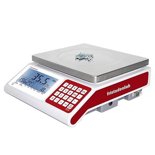 Fristaden Lab Counting Scale for Small Parts | 15 kg x 0.5 g | USA Company | Units: g, lbs, oz, kg