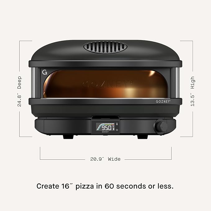 Gozney Arc XL Pizza Oven,Off Black, Gas Burner, Precision Temperature Control