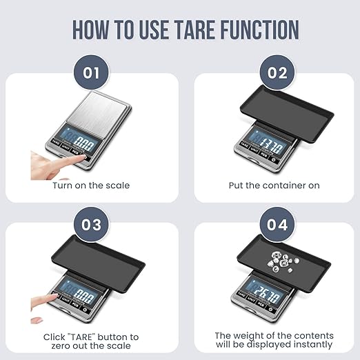 Flexzion Jewelry Small Digital Scale .01 Gram Accuracy - Portable Digital Jewelry Scale Gram & Ounces with 300g Weight Capacity - Micro Scale for Herbs, Gold, Coins with Multi-Unit Conversion
