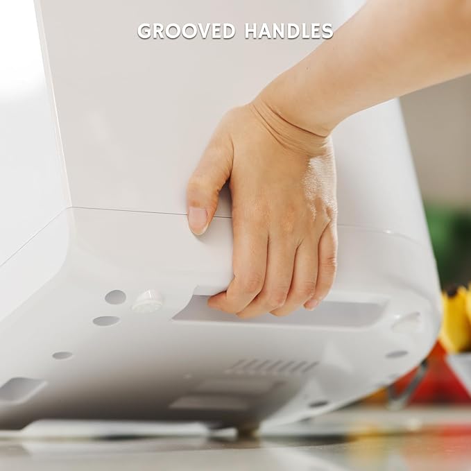 Airthereal Revive R500 Electric Kitchen Composter, SHARKSDEN® Tri-Blade, Turn Food Waste and Scraps into Natural Fertilizer for Plants, Glossy Pearl White