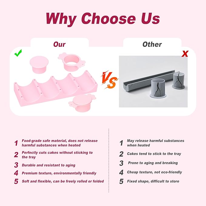 Silicone Cake Pop Mold Set, Round Cake Pop Cutter with Pusher, Tray and 50 Sticks, 15-Hole Cake Pop Holder, DIY Baking Molds Kit for Parties, Wedding, Home Desserts Making - Pink