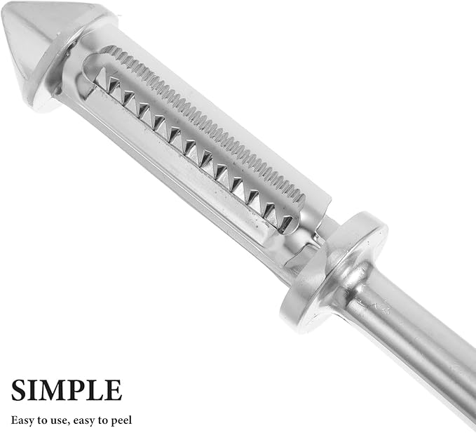 Unomor Zinc Alloy Vegetable Peeler Double-sided Dual-blade Kitchen Gadget for Efficient Peeling of Fruits Potatoes and Vegetables Multi-functional Household Tool