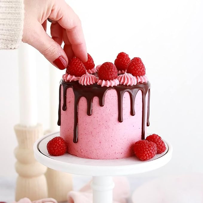 HUAKENER 4 Inch Cake Pan, 4 Pack Silicone Cake Molds with 100 Pieces Parchment Paper, Nonstick Round Cake Pan for Smash Cakes, Layer Cakes, Cheese Caks, Chocolate Cakes ﻿