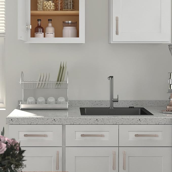 10 Pack Brushed Satin Nickel Cabinet Pulls 3.75 Inch(96mm) Hole Centers Kitchen Cabinet Handles Drawer Pulls