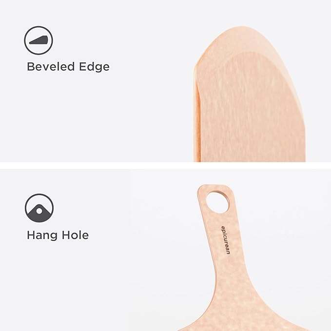 Epicurean Pizza Peel, 21-Inch by 14-Inch, Natural