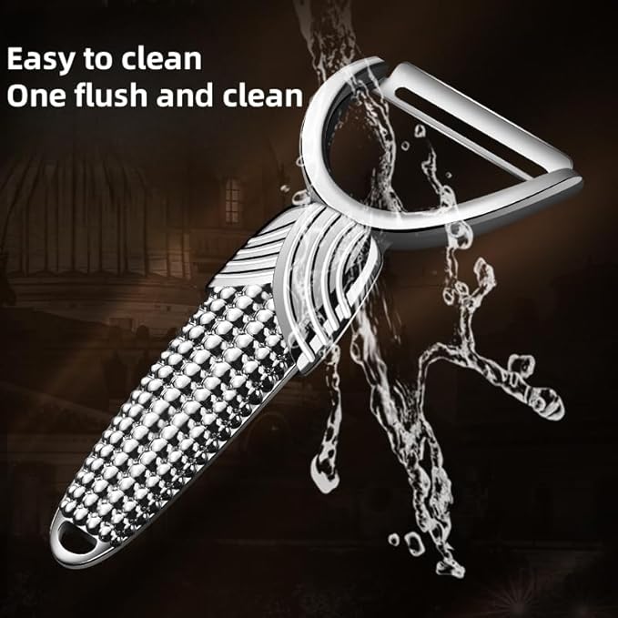 Vegetable Peeler For Kitchen, Easy Peeler/Non-Slip Wide Handle/Suitable for All Fruits Vegetables/Silver