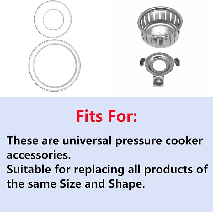 Replacement Parts for Instant Pot Ultra 60 Duo Nova 60 Duo Gourmet 6 Qt and Duo Crisp Air Fryer 11in1 6Qt, Include Steam Release Valve Sealing Ring Float Valve Seal and Anti-Block Shield