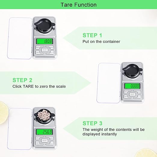 Digital Milligram Scale 50/0.001 Gram Accuracy,Small Jewellery Coin Powder Pocket Scale Digital Gram and Oz,Digital Gram Scale with LCD for Medicine, Gold, Gem, Reloading