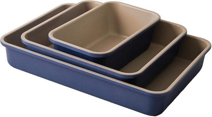 Starpack 'Bakers Gonna Bake' High Performance Nonstick Rectangular Baking Pans set of 3