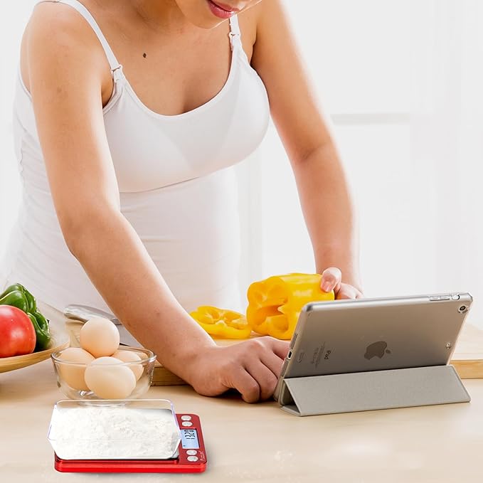 Fuzion Digital Scale .01 Gram Accuracy, 500g Mini Food Scales for Small Jewelry, Gold, Herb, Spice - Weight Gram and Oz