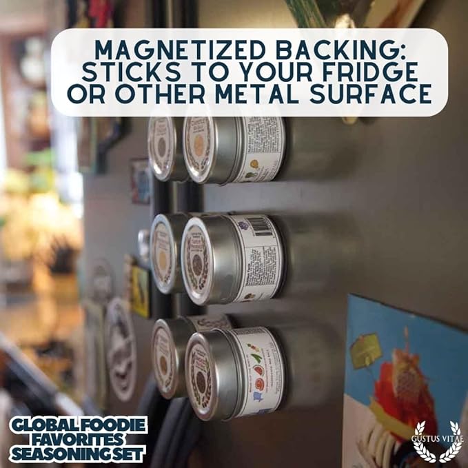 Global Foodie Favorites | Gourmet Seasoning and Rub Collection | Non GMO | All Natural | Small Batch | Artisan Spice Blends | Gourmet Gift | Authentic World Flavors | Made In USA | Handcrafted | #428