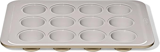 OXO Good Grips Non-Stick Pro Ceramic Coated Metal Bakeware 12 Cup Muffin Pan – Biscuit