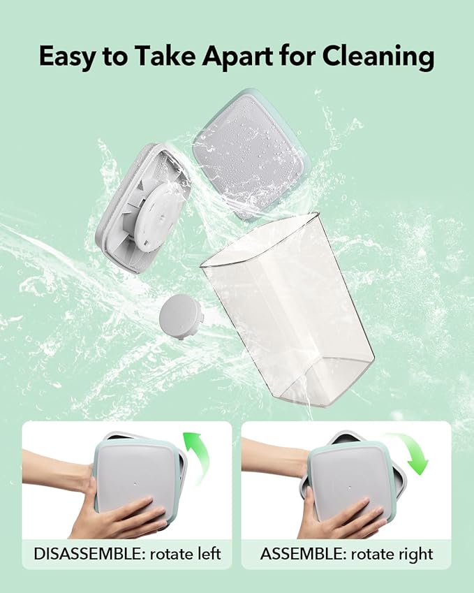 Ankou Airtight Pop Food Storage Container with Lid & 130ml Scoop, 4L/4.2qt BPA-Free Cereal, Rice, Flour, Pasta & Snack Container, Stackable & Durable,Kitchen Pantry Organizer