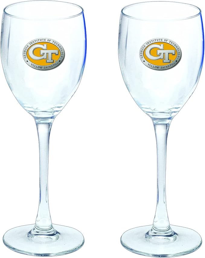 Heritage Pewter GT Glass Goblets – Set of 2 | 12 OZ Goblet Wine Glasses | Expertly Crafted Pewter Glass