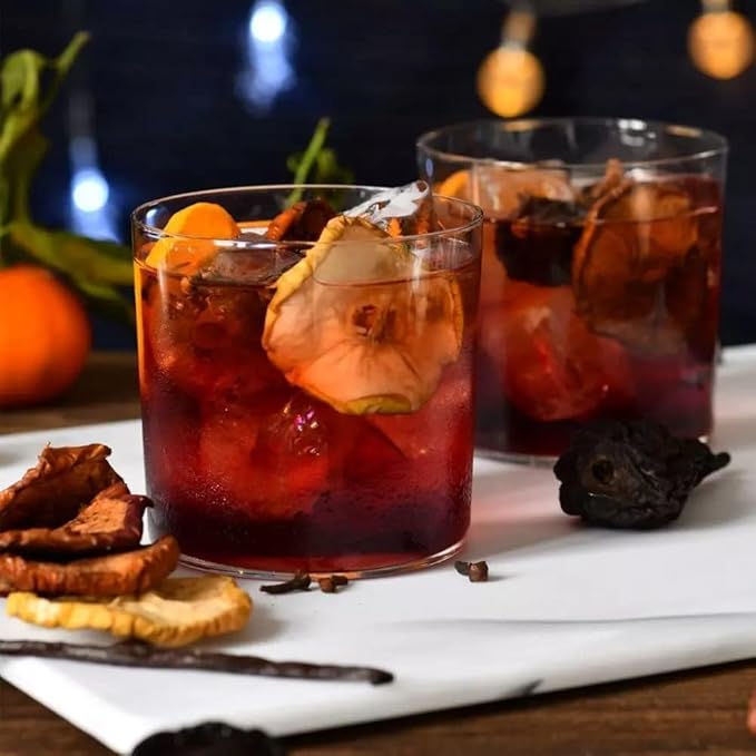 Krosno Cider Water Juice Glasses, Set of 6, 12 fl oz, Mixology Collection, Lightweight Everyday Drinking Glasses, Multi-Purpose, Dishwasher Safe, Made in Europe