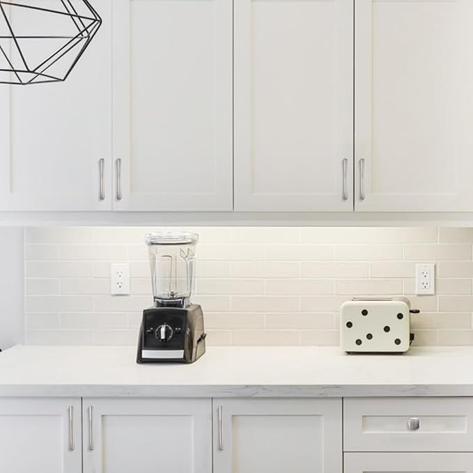 30 Pack 3 Inch(76mm) Brushed Satin Nickel Kitchen Cabinet Handles Cabinet Pulls Drawer Pulls Kitchen Hardware