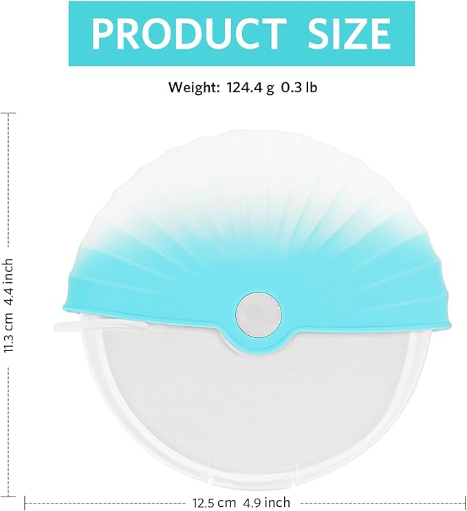 Pizza Cutter Wheel with Protective Blade Cover, Detachable and Dishwasher Safe