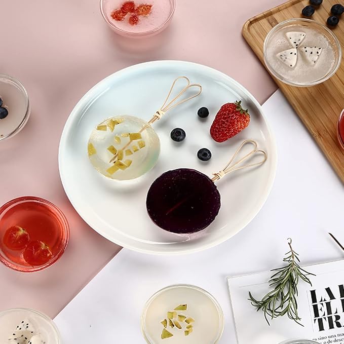 8Pcs Small Prep Mixing Bowls - 2.3x1.1 Inch Stackable Glass Serving Bowls for Kitchen Prep, Desserts, Dips, Salads, and Candy（6cm）