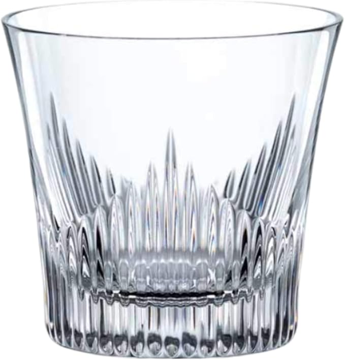 Nachtmann Classix Double Old-Fashioned Glass, Set of 4, 11-Ounce, Lowball Cocktail Glasses European-Made Crystal, Dishwasher Safe, Professional Quality Cocktail Glass Gift Set