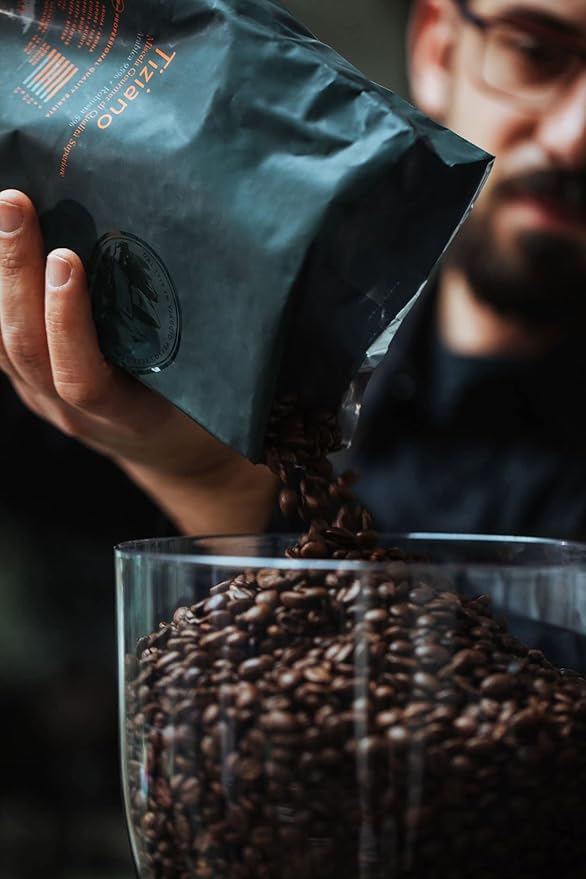 Bristot Crema Oro Italian Espresso Beans | Italian Beans Whole | Medium Roast | 1.1lb/500g (Pack of 2)