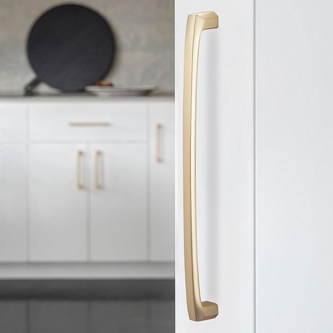 6 Pack 15 Inch(381mm) Champagne Bronze Kitchen Cabinet Handles Cabinet Pulls Zinc Alloy Drawer Pulls Kitchen Hardware