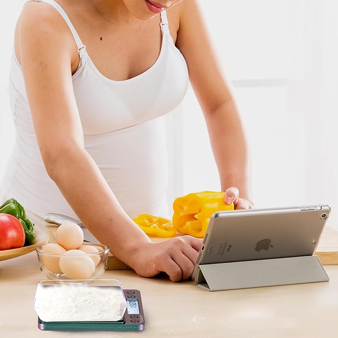 Fuzion Digital Scale .01 Gram Accuracy, 500g Mini Food Scales for Small Jewelry, Gold, Herb, Spice - Weight Gram and Oz