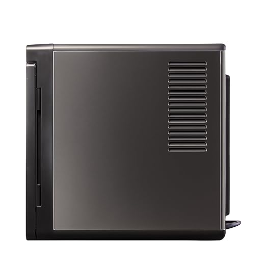 COMMODORE LUXECUBE Luxury Ice Maker – 115V AC Large Cocktail Ice Machine, Produces 9 Crystal Clear 1.5" Ice Cubes per Hour, Stores 18 Cubes, Built-in Quiet Operation, Self-Cleaning, ETL Listed