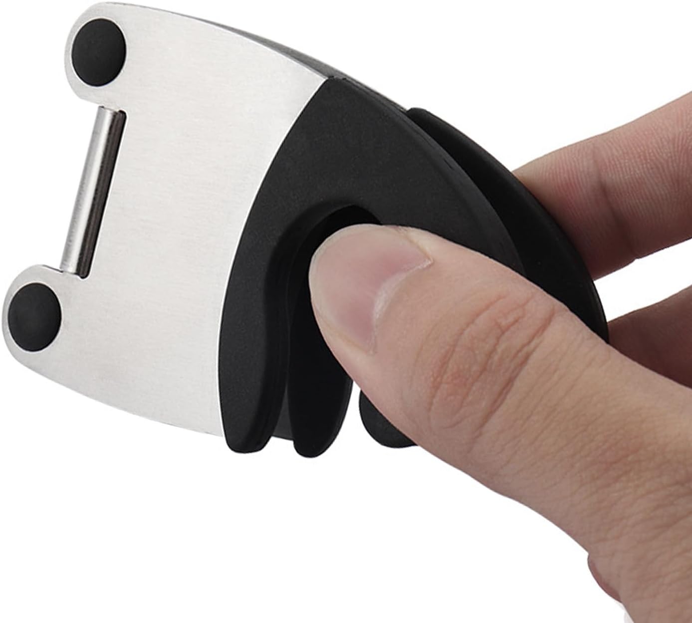 4 Pcs Anti-Scald Spoon Rest, Non Slip Stainless Steel Utensil Holder For Pots, Pans, Heat Resistant Kitchen Clips For Cooking, Stove, Home, Restaurant Use (Black)