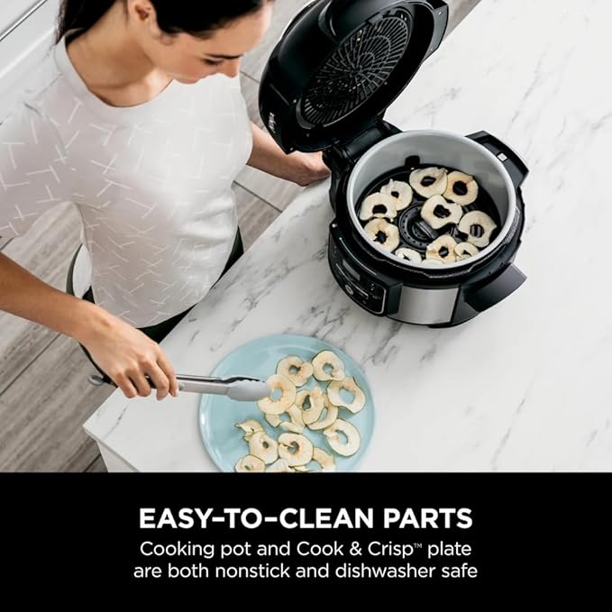 Ninja Foodi 10-in-1 5 Quart Pressure Cooker & Air Fryer, Programmable Multi-Cooker with TenderCrisp Technology, Stainless Steel