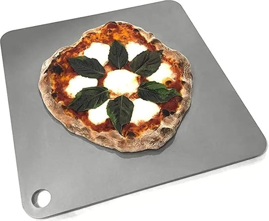 16" by 16" Pizza Steel (1/4" Thickness) - Multipurpose Cooking Steel for Ovens & Grills - Made in the USA