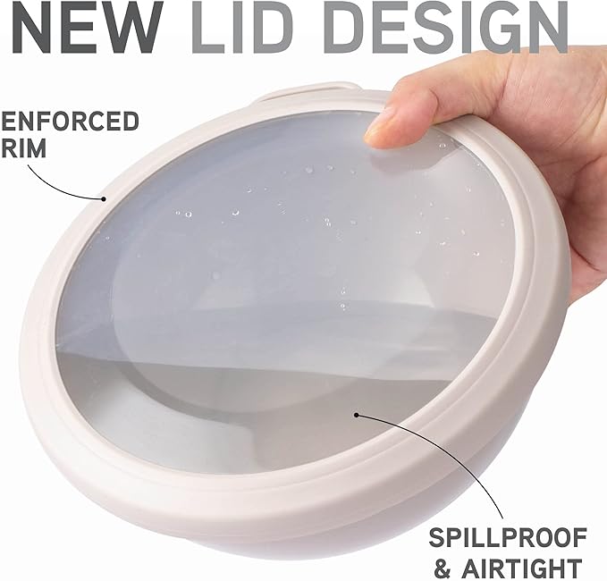 COOK WITH COLOR Nesting Mixing Bowls - 12 Piece Plastic Bowl Set with Lids, Microwave Safe (Mint Ombre)