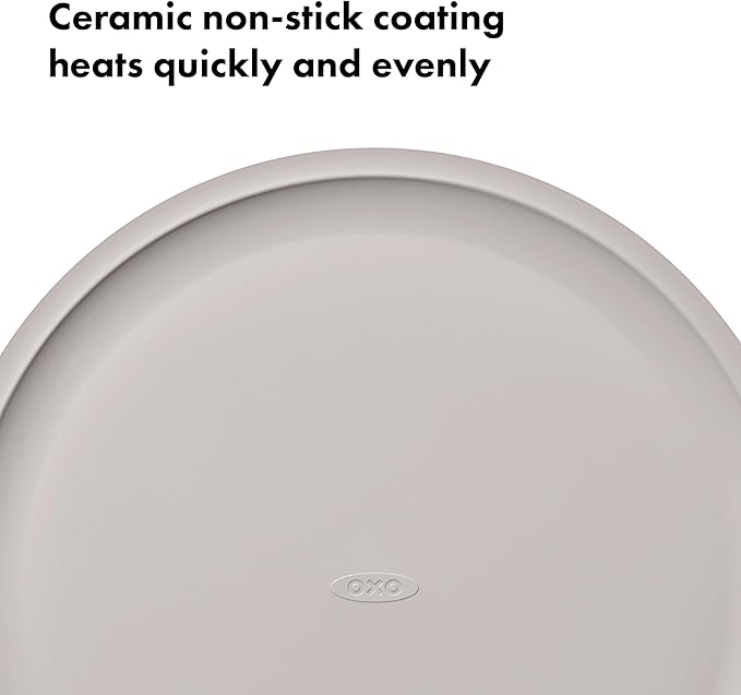 OXO Good Grips Non-Stick Pro Ceramic Coated Metal Bakeware 15” Pizza Pan – Biscuit