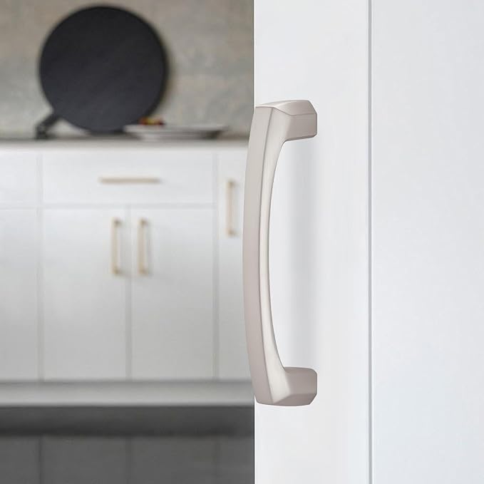 30 Pack 3 Inch(76mm) Brushed Satin Nickel Kitchen Cabinet Handles Cabinet Pulls Drawer Pulls Kitchen Hardware