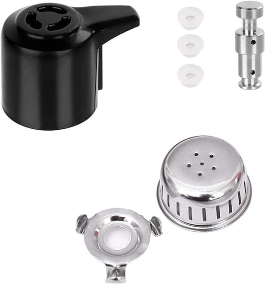 Steam Release Handle, Original Float Valve Replacement Parts with 3 Silicone Caps for Instant Pot Duo/Duo Plus 3, 5, 6 Quart, Duo Mini 3 Qt, Duo50 5 Qt, Duo/Duo plus 60 6 Qt by ZYLONE