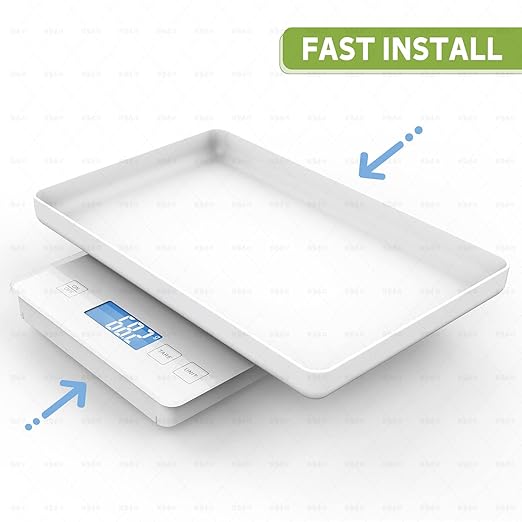 11lbs/0.1g Pet Scale for Small Animal, Whelping Scale, Guinea Pig Weighing Scale, High Precision 0.003oz, Suitable for All Newborn Pets, Kittens, Turtles,