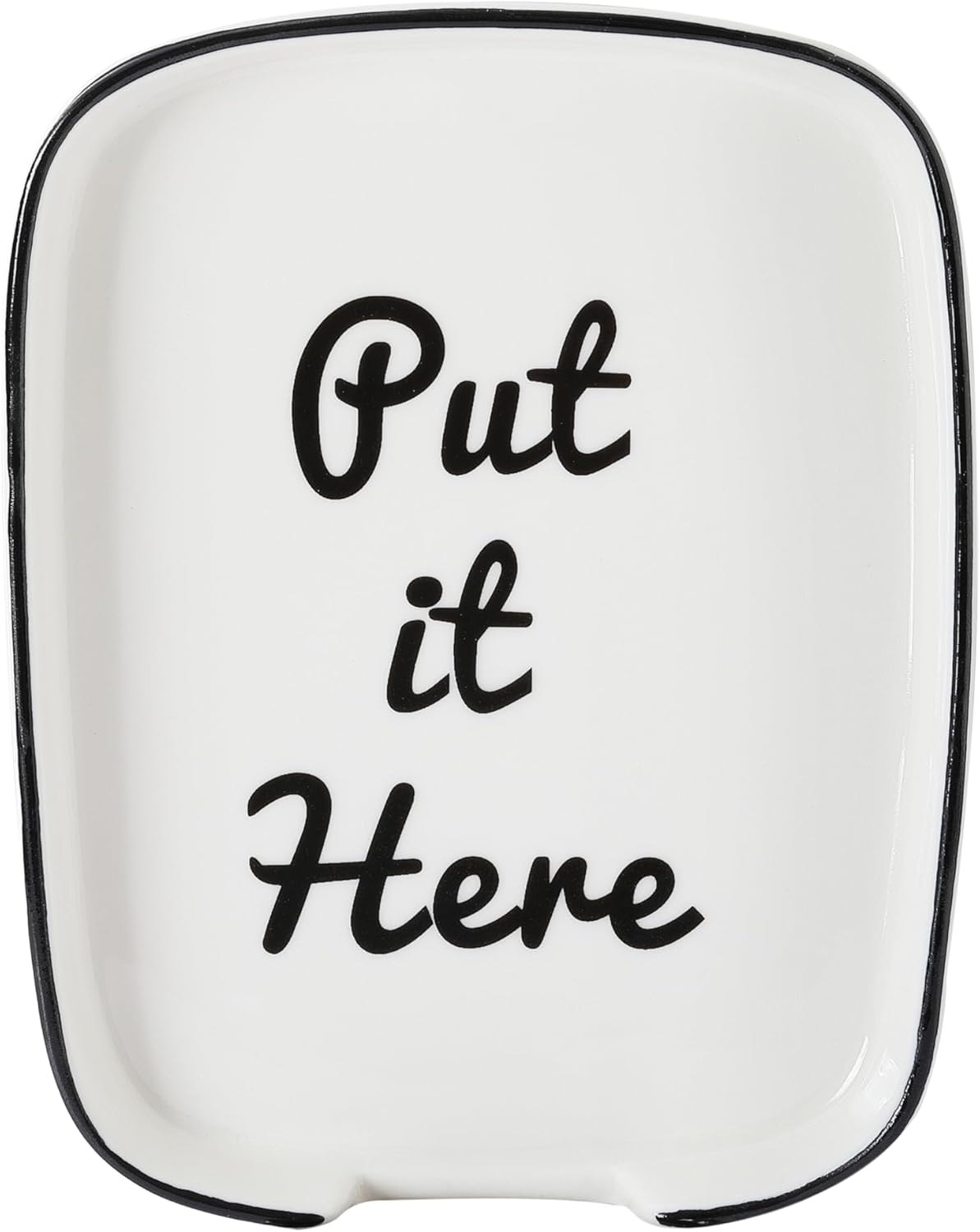 Spoon Rest for Stove Top, Ceramic Spoon Holder for Kitchen Counter, White and Cute Coffee Spoon Rest, Large Cooking Utensil Rest for Spoon, Spatula, Ladle (5.8 * 4.5 inch)