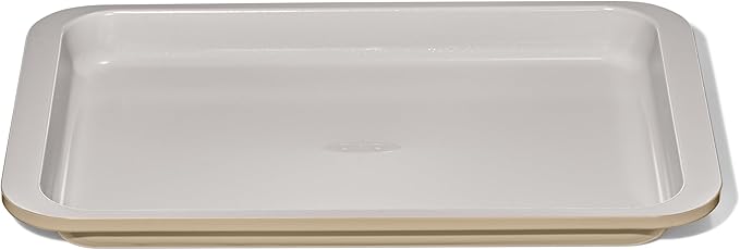 OXO Good Grips Non-Stick Pro Ceramic Coated Metal Bakeware Quarter Sheet Pan – Biscuit