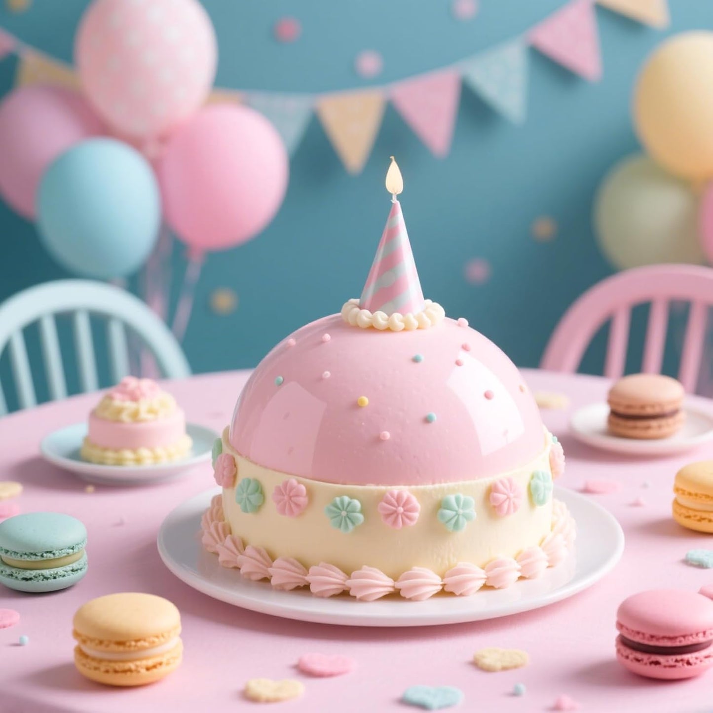 2 Pcs Dome Cake Pan Ball Cake Pans 7 Inch Football Anodized Aluminum Hemisphere Pan Nonstick Ball Shaped Cake Pans for Birthday DIY Cakes Wedding Anniversary Baking Tools (2, 7 inch)